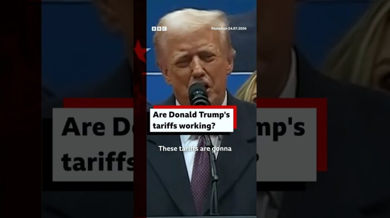Are Donald Trump's tariffs working? #US #BBCNews