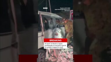 At least 13 dead in Japan earthquake, prime minister says. #BBCNews