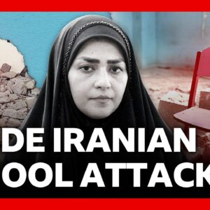 BBC visits Iran school where strike killed 120 children | BBC News