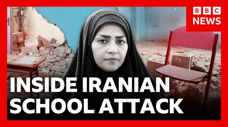 BBC visits Iran school where strike killed 120 children | BBC News