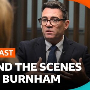 Behind the scenes with new UK Prime Minister Andy Burnham | BBC Newscast
