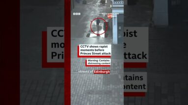 CCTV shows rapist moments before Edinburgh attack. #BBCNews