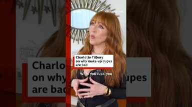 Charlotte Tilbury on why dupes are bad. #MakeUp #Beauty #BBCNews