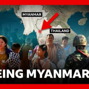 Inside the Thai-Myanmar border town of fugitives, rebels and spies | BBC News