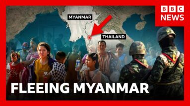 Inside the Thai-Myanmar border town of fugitives, rebels and spies | BBC News
