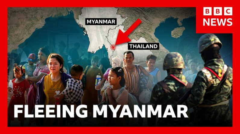 Inside the Thai-Myanmar border town of fugitives, rebels and spies | BBC News