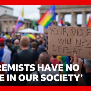 Berlin Pride van ramming likely an 'Islamist terror attack', official says | BBC News