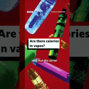 Do vapes have calories? #Vaping #BBCNews