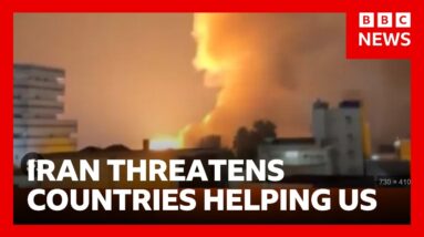 Iran threatens any country helping US as Trump says "ceasefire is over"  | BBC News
