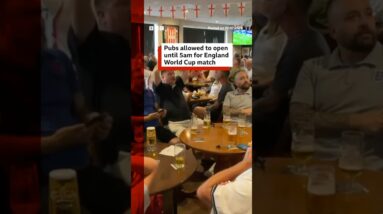 Pubs allowed to open until 5am for England World Cup match. #WorldCup #Pubs #BBCNews
