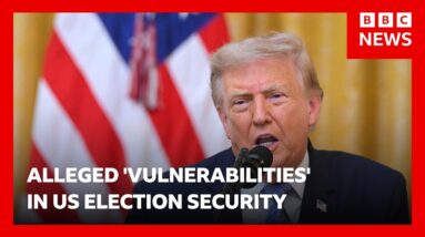 US President Donald Trump alleges China committed 2020 voter fraud | BBC News