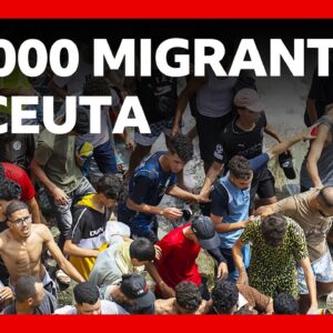 Migrants storm Spanish border - what's happening in Ceuta and why | BBC News