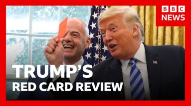 Inside Trump’s phone call to FIFA boss over US red card | BBC News