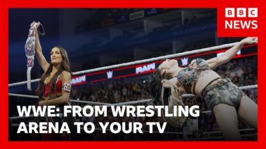Inside WWE: How tech transforms every show | BBC News