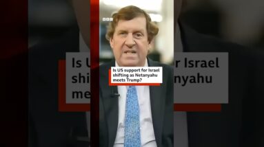 Is US support for Israel shifting as Netanyahu meets Trump? #BBCNews