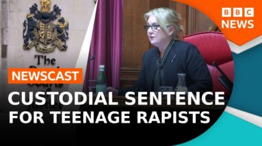 Teen rapists face custody after appeal overturns 'lenient' sentence | BBC Newscast