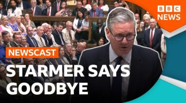 Keir Starmer Says Goodbye | BBC Newscast
