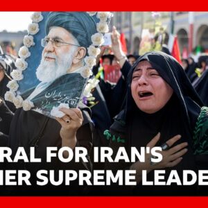 Funeral procession for Iran's former supreme leader begins in Tehran | BBC News