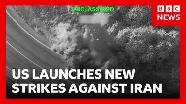 US launches new strikes as Iran says civilian infrastructure hit | BBC News