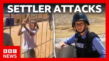 Life in a Palestinian village facing weekly settler attacks | BBC News