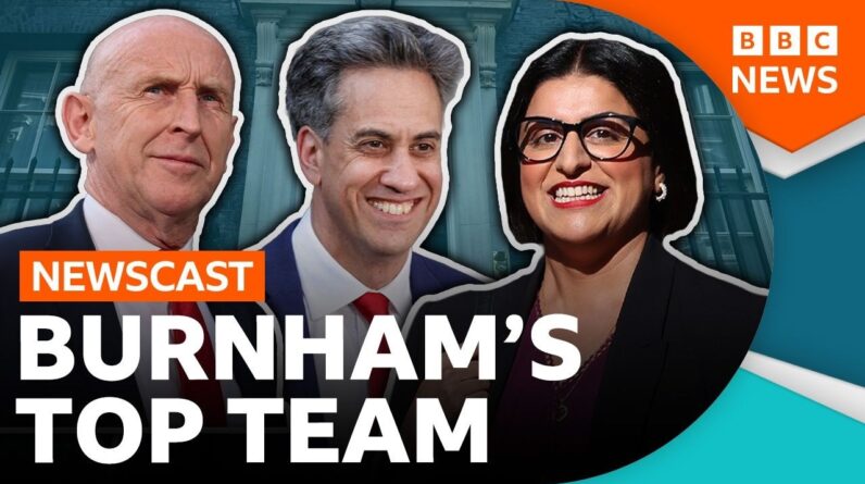 New UK Prime Minister Andy Burnham announces his cabinet | BBC Newscast