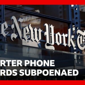 New York Times subpoenas raise press freedom concerns | BBC News