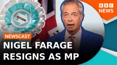 Nigel Farage resigns as MP | BBC Newscast