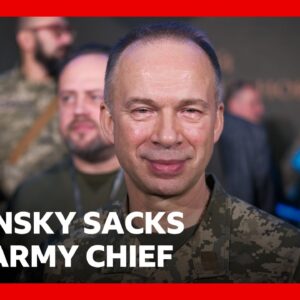 Zelensky sacks Ukraine's top army commander after days of protests | BBC News