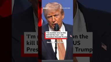 'I'm number one on the kill list for Iran' - US President Donald Trump. #BBCNews