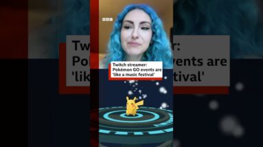 Pokémon GO events are “like a music festival”, says streamer. #PokemonGO #BBCNews