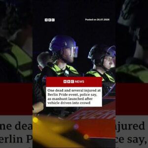 One dead and several injured at Berlin Pride event | BBC News