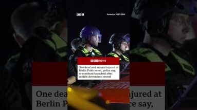 One dead and several injured at Berlin Pride event | BBC News