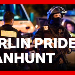 Manhunt ongoing after one killed and 16 injured at Berlin Pride event | BBC News