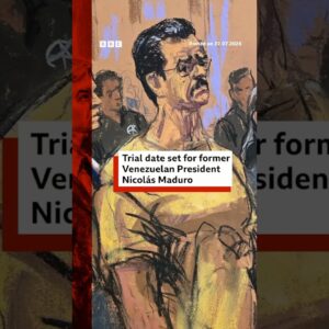 Trial date set for Former Venezuelan president Nicolás Maduro and Cilia Flores. #BBCNews