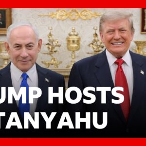 US President Donald Trump hosts Israeli Prime Minister Benjamin Netanyahu at White House | BBC News