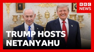 US President Donald Trump hosts Israeli Prime Minister Benjamin Netanyahu at White House | BBC News