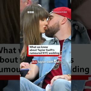 What we know about Taylor Swift's rumoured NYC wedding. #Tayvis #TravisKelce #BBCNews
