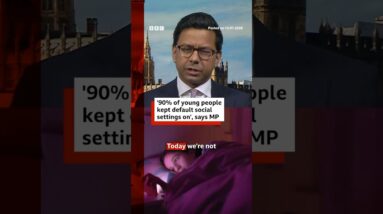"90% of young people kept default social settings on", says MP. #SocialMedia #Curfew #BBCNews
