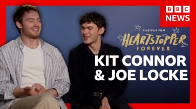 Heartstopper Forever: Kit Connor and Joe Locke on queer joy, future plans and more | BBC News