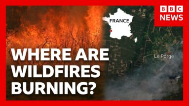 Where are the wildfires in France and Spain - and is it safe to travel? | BBC News