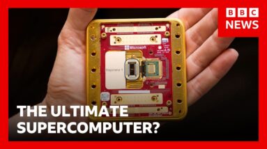 Microsoft in the race to build the ultimate supercomputer | BBC News | BBC News