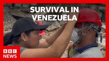 Surviving Venezuela's devastating earthquake | BBC News