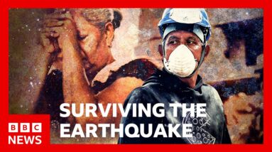 How survivors of Venezuela earthquakes stayed alive in the rubble | BBC News