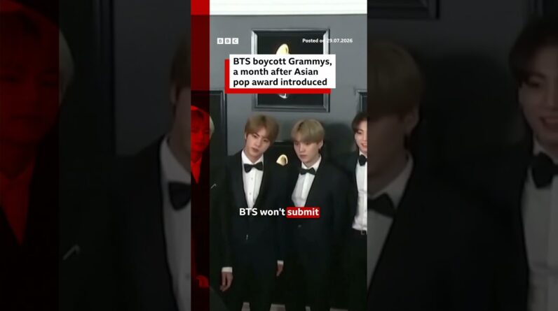 BTS boycott Grammys, a month after Asian pop award introduced. #BTS #Grammys #bbcnews