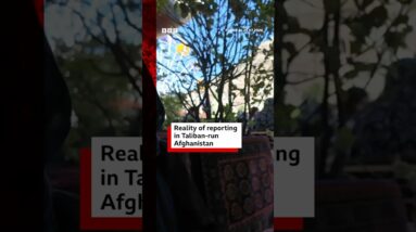 Reality of reporting in Taliban-run Afghanistan. #Taliban #Afghanistan #BBCNews