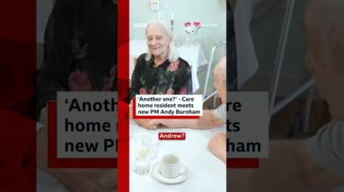 UK Prime Minister Andy Burnham questioned by elderly man. #BBCNews