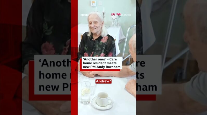 UK Prime Minister Andy Burnham questioned by elderly man. #BBCNews
