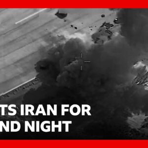 US and Iran launch strikes for second day | BBC News