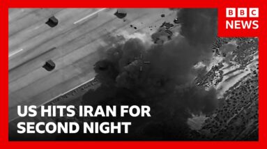 US and Iran launch strikes for second day | BBC News