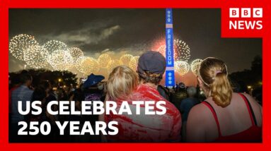 US celebrates 250 years of independence | BBC News